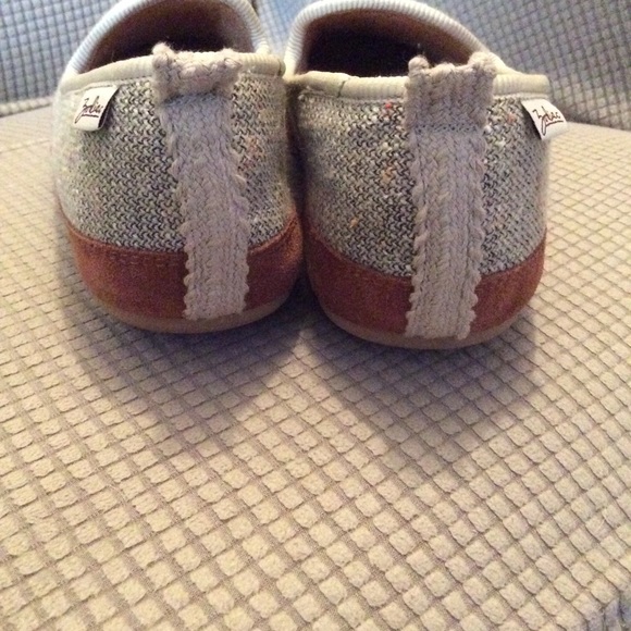 Zodiac slipper moccasins tweed with suede toe trim - Picture 3 of 5